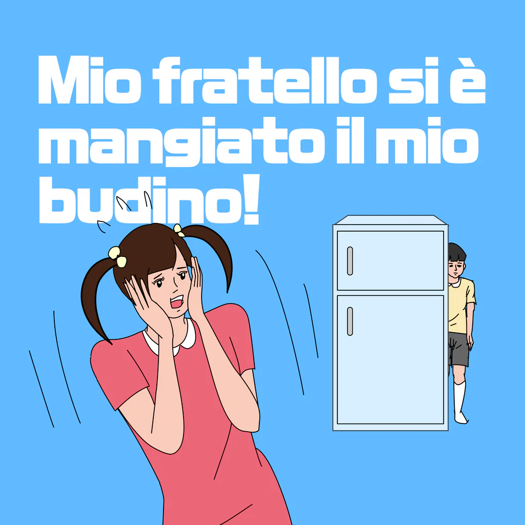 Mio fratello si è mangiato il mio budino!