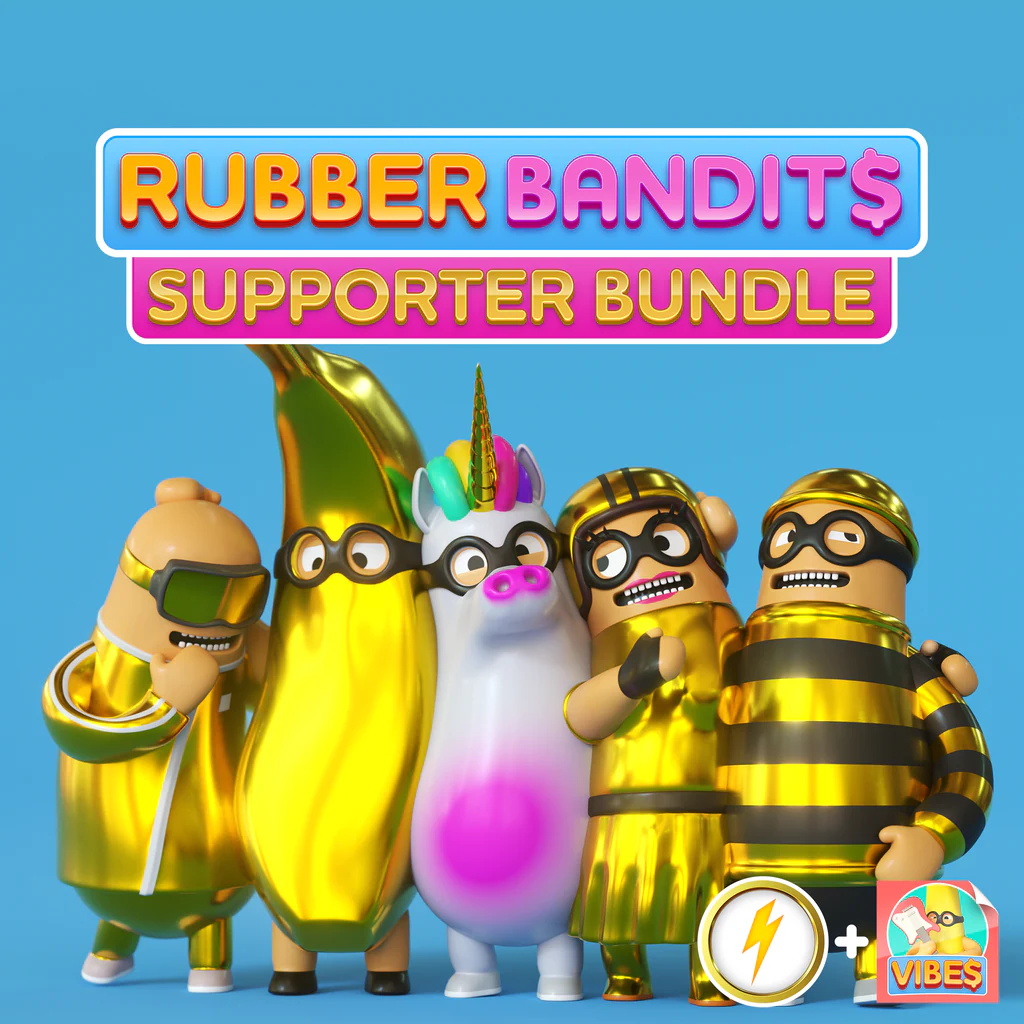 Rubber Bandits: Supporter Bundle (Simplified Chinese, English, Korean, Japanese, Traditional Chinese)