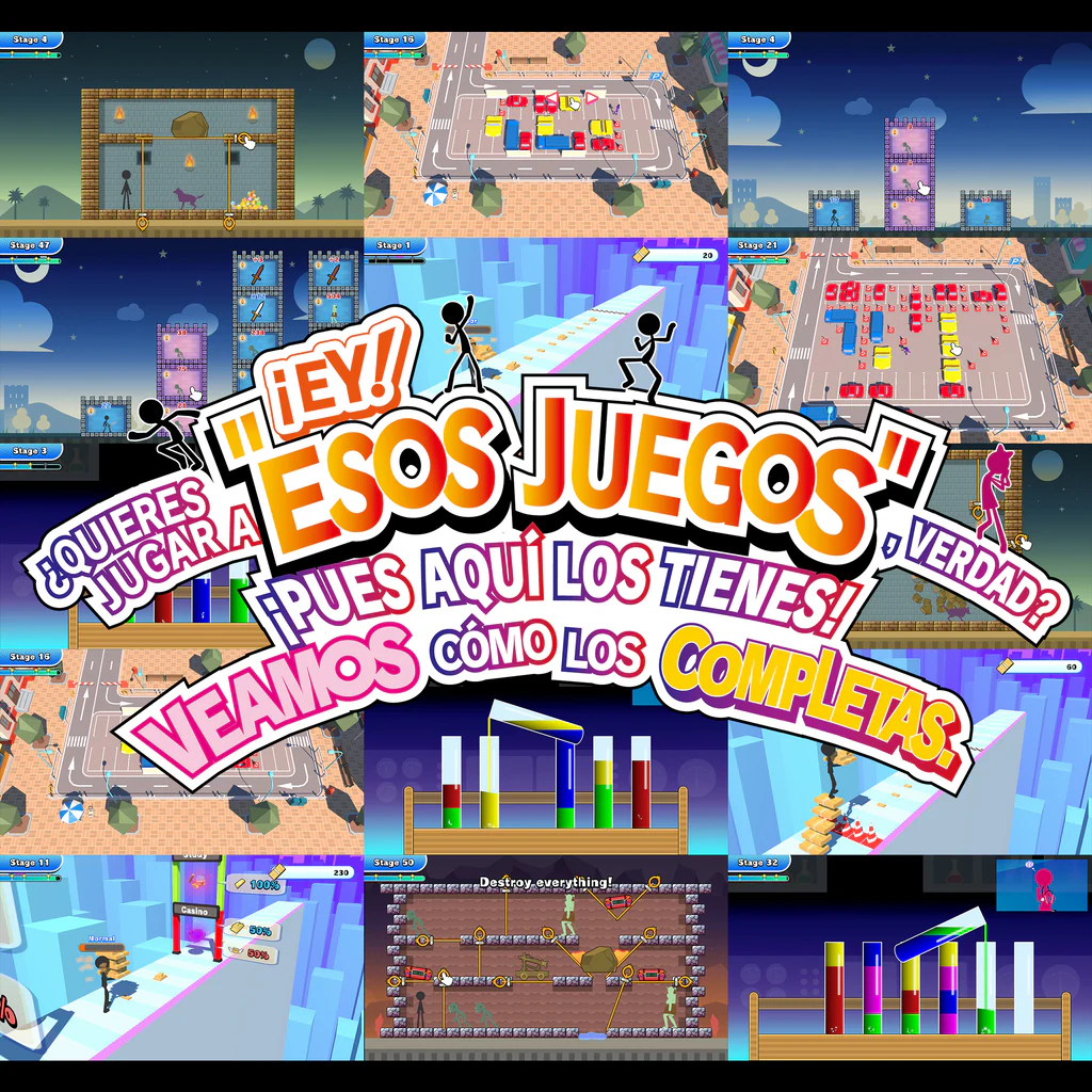 ¡EY! ¿QUIERES JUGAR A "ESOS JUEGOS", VERDAD? ¡PUES AQUÍ LOS TIENES! VEAMOS CÓMO LOS COMPLETAS.