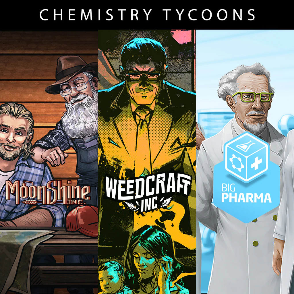 Weedcraft Inc + Moonshine Inc + Big Pharma -  Bundle (Simplified Chinese, English, Japanese)