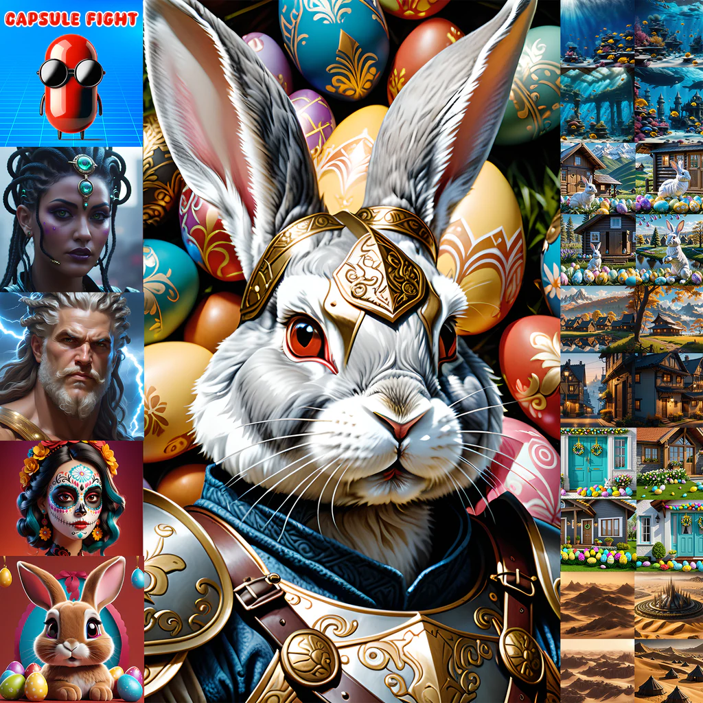 Capsule Fight: Easter Theme & Avatar Bundle (English)