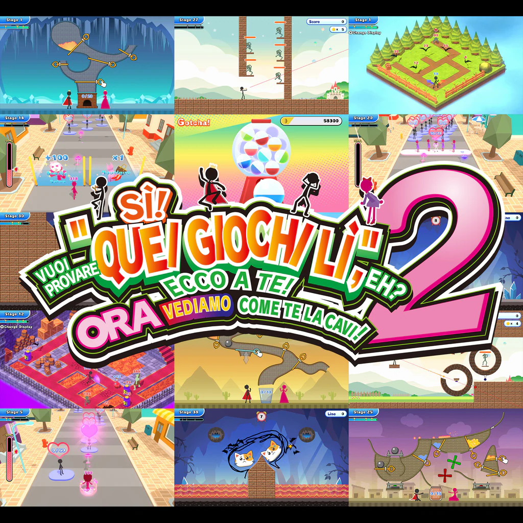 SÌ! VUOI PROVARE "QUEI GIOCHI LÌ", EH? ECCO A TE! ORA VEDIAMO COME TE LA CAVI! 2