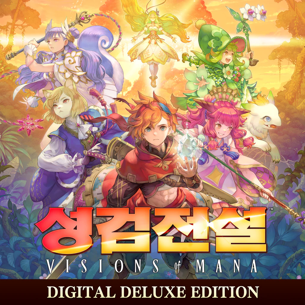 성검전설 Visions of Mana Digital Deluxe Edition PS4 & PS5 (중국어(간체자), 한국어, 중국어(번체자))