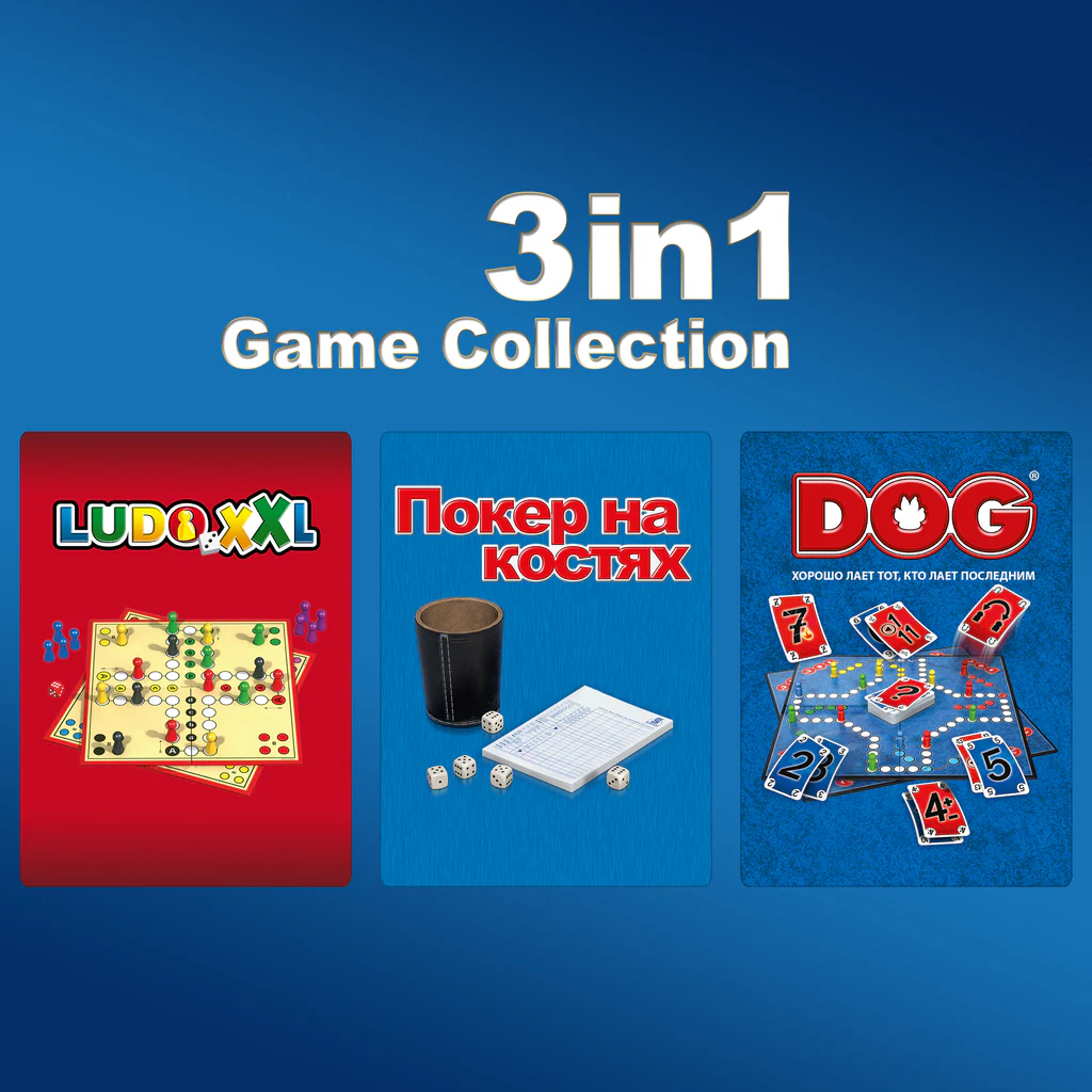 3in1 Game Collection: Ludo XXL + Yatzi + DOG®