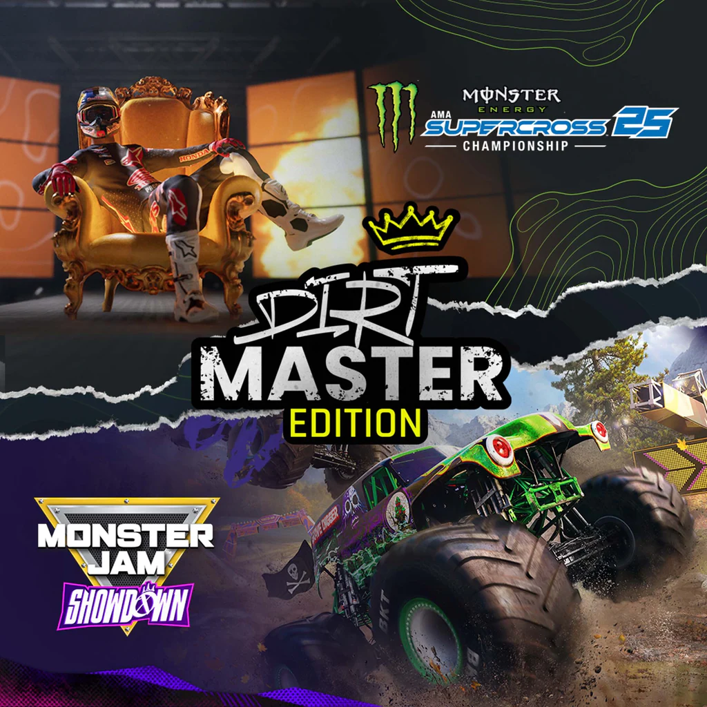 Monster Energy Supercross 25 X Monster Jam™ Showdown - Dirt Master Edition (Simplified Chinese, English, Japanese, Traditional Chinese)