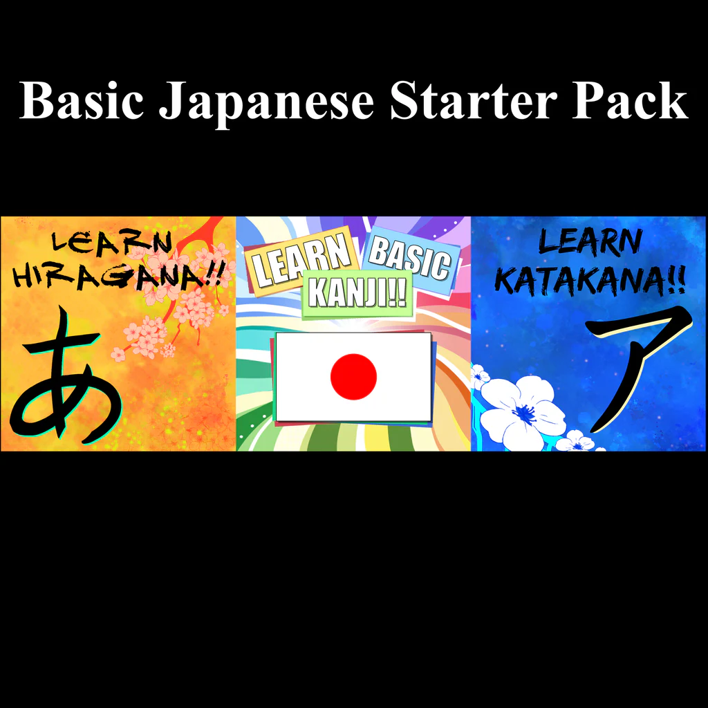 Basic Japanese Starter Pack (English)