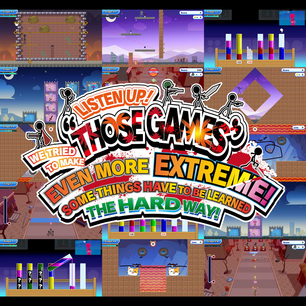 LISTEN UP! WE TRIED TO MAKE “THOSE GAMES” EVEN MORE EXTREME! SOME THINGS HAVE TO BE LEARNED THE HARD WAY!