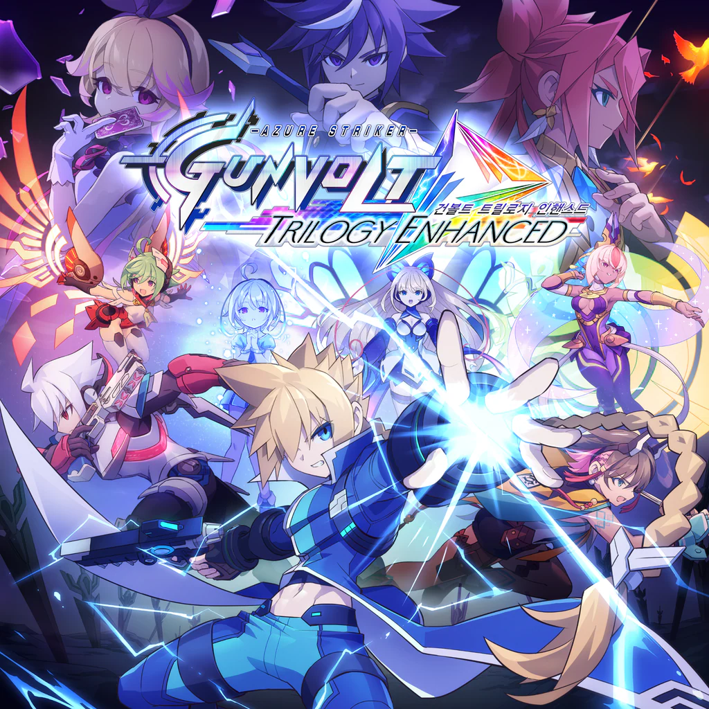 Azure Striker Gunvolt Trilogy Enhanced (중국어(간체자), 한국어, 영어, 일본어, 중국어(번체자))