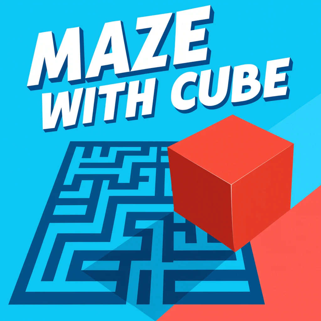 Maze with cube