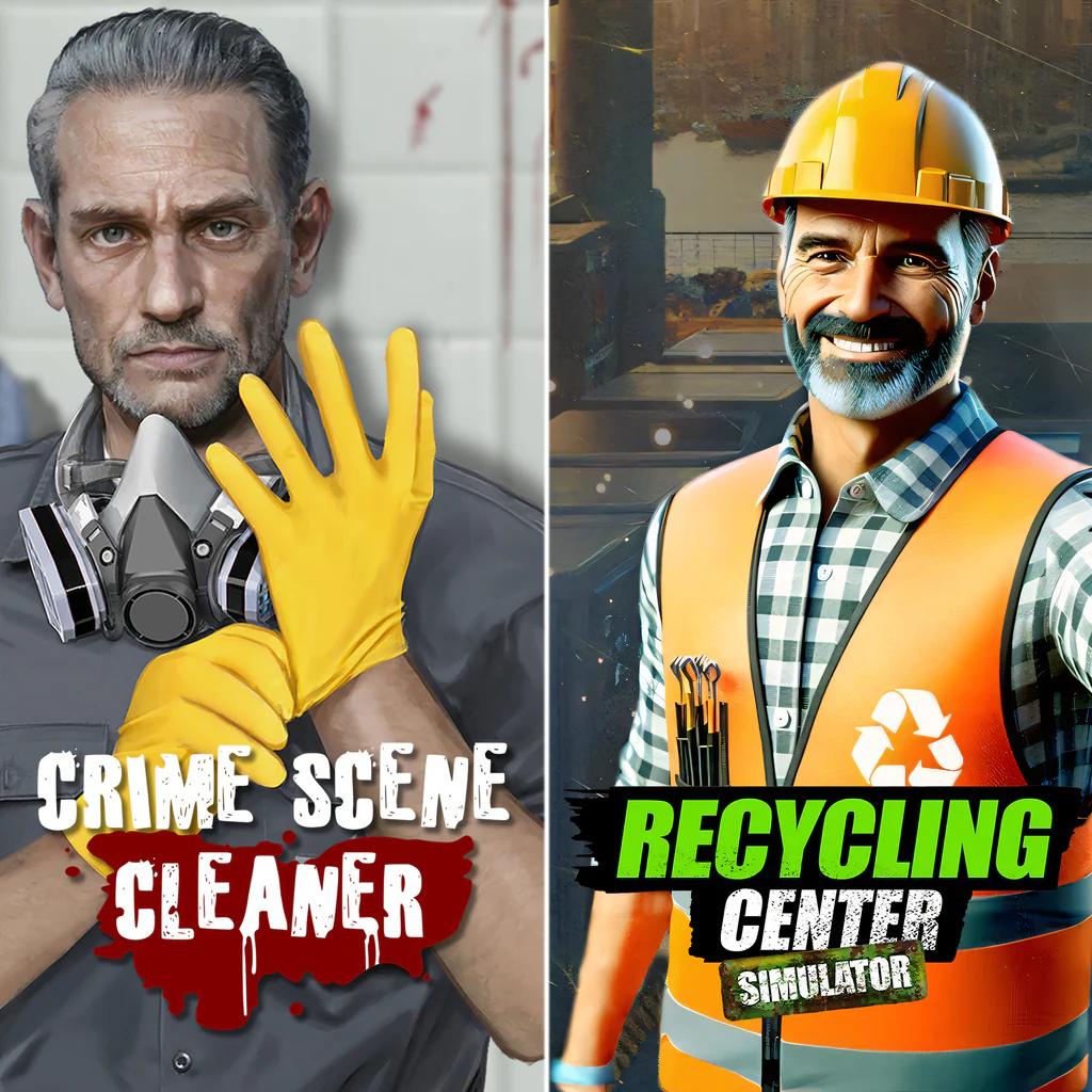 Recycling Center Simulator & Crime Scene Cleaner