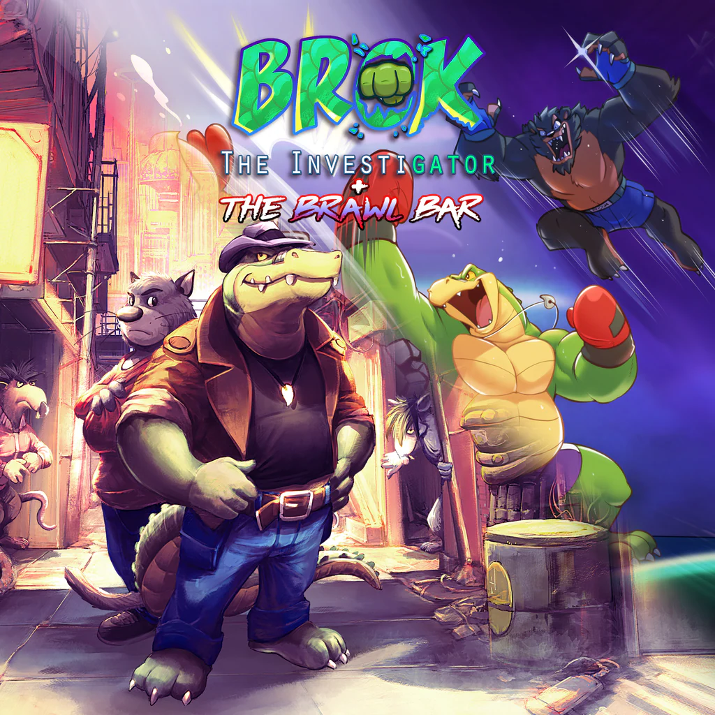 BROK the InvestiGator + The Brawl Bar (Simplified Chinese, English, Korean, Japanese, Traditional Chinese)