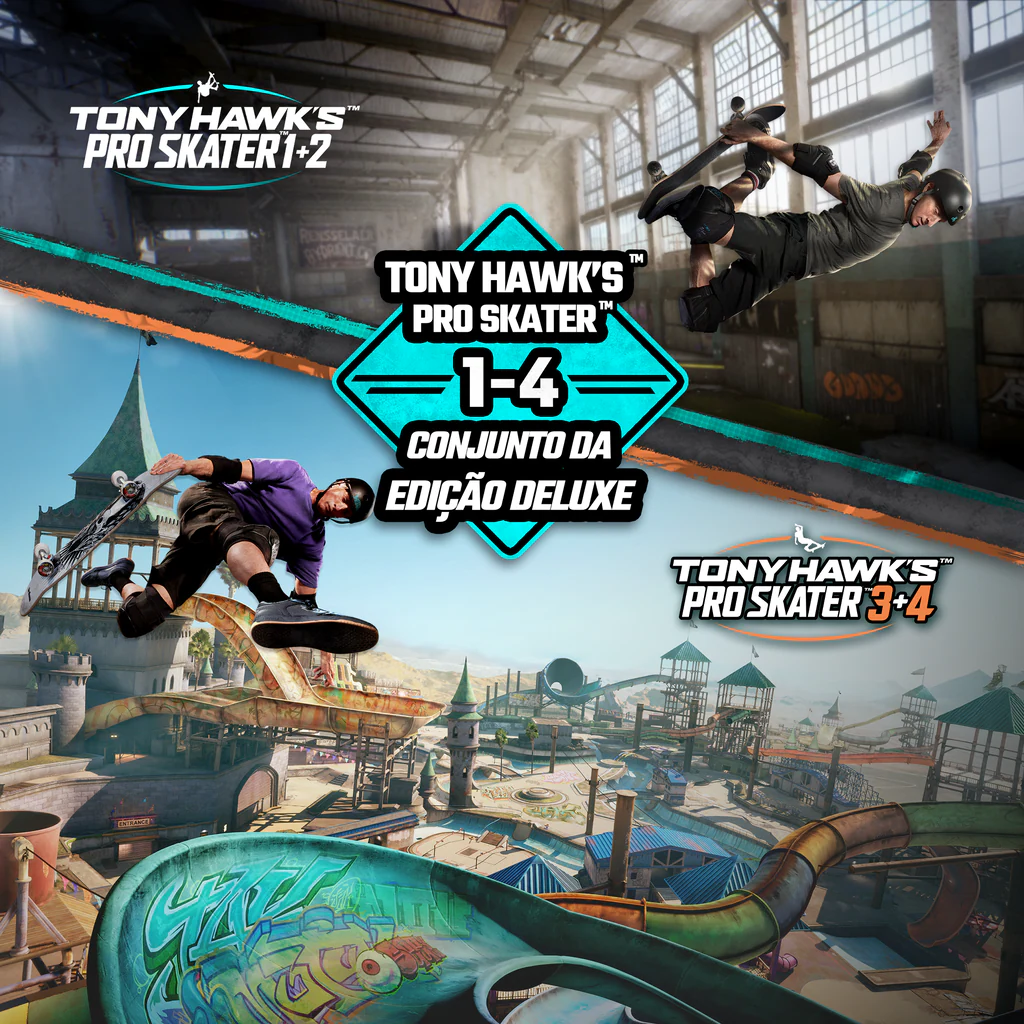 Tony Hawk's™ Pro Skater™ 1 - 4 - Conjunto da Edição Deluxe