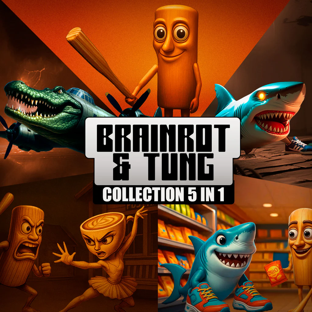 BRAINROT & TUNG COLLECTION 5 in 1 (English)