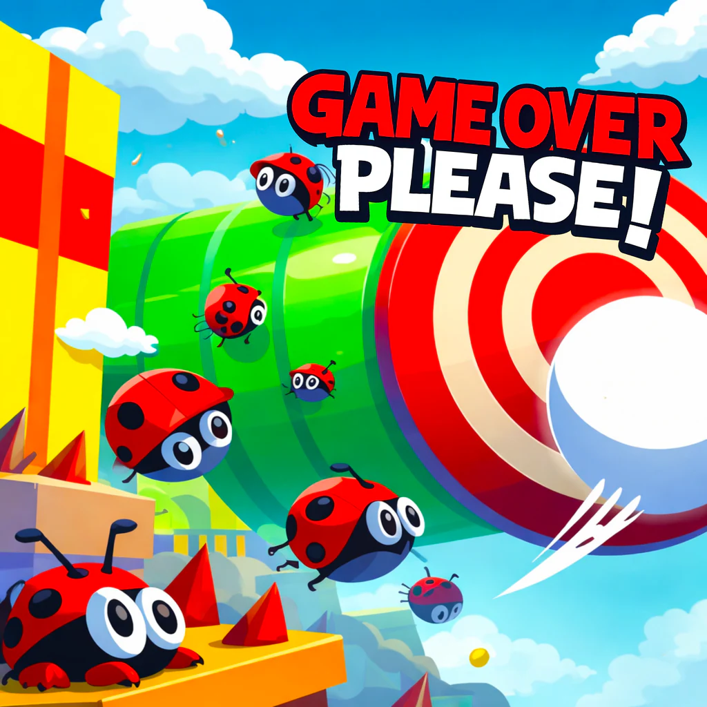 Game Over Please: Bulmaca arcade oyunu PS4 & PS5