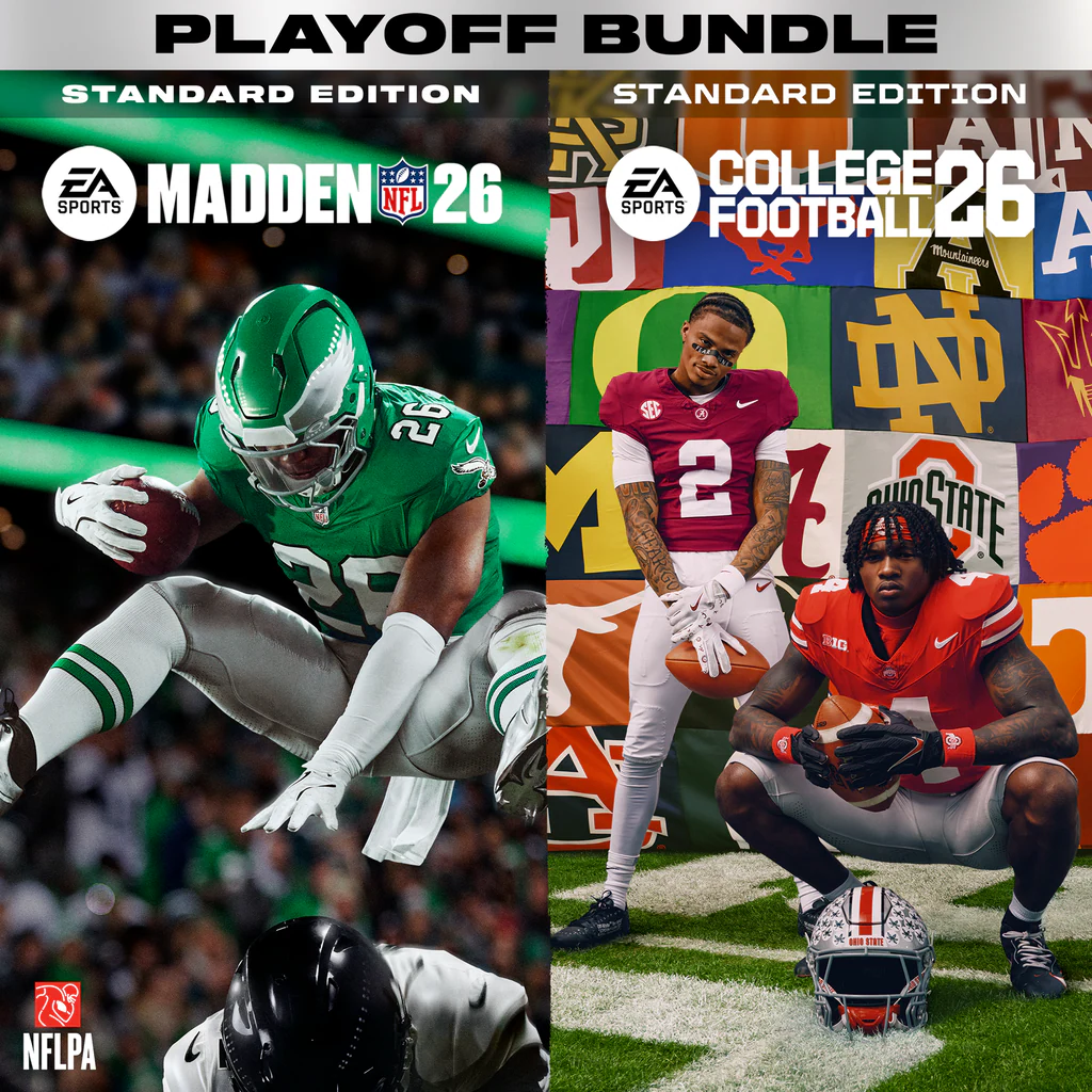 EA SPORTS™ 플레이오프 번들(Madden NFL 26 Standard Edition 및 College Football 26 Standard Edition) (영어)