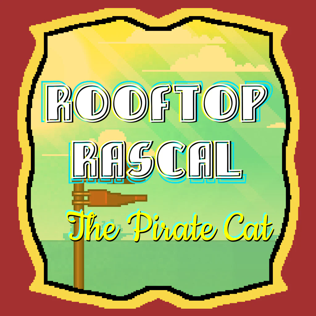 Rooftop Rascal: The Pirate Cat
